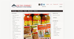 Desktop Screenshot of metrospicemart.com